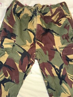 Camouflage Cargo Pants - Green/Brown/Tan